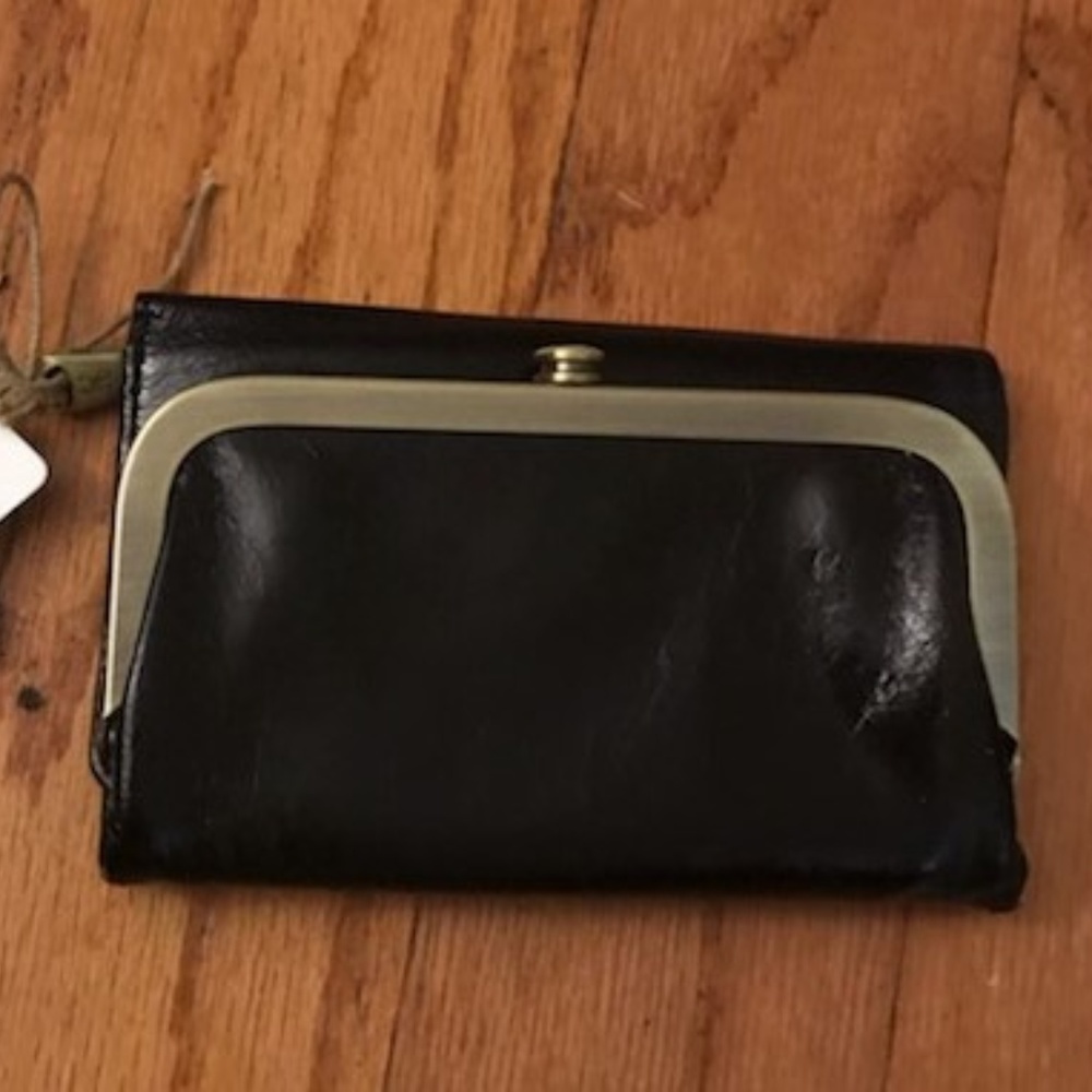NWT Hobo Riva Wallet Black